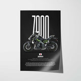 2017 Z900 Motorcycle Poster