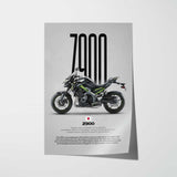 2017 Z900 Motorcycle Poster
