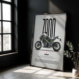 2017 Z900 Motorcycle Poster