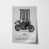 2017 Z900 Motorcycle Poster