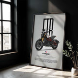 FTR1200 Motorcycle Poster