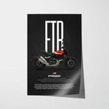 2024 FTR 1200 Motorcycle Poster