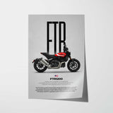 2024 FTR 1200 Motorcycle Poster