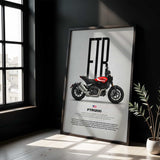 2024 FTR 1200 Motorcycle Poster