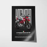 Hypermotard 950 SP Motorcycle Poster