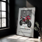 Hypermotard 950 SP Motorcycle Poster