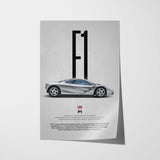 F1 Car Poster