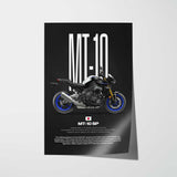 2022 MT-10 SP Motorcycle Poster