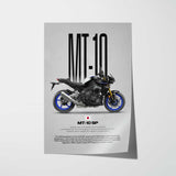 2022 MT-10 SP Motorcycle Poster