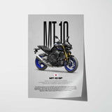 2022 MT-10 SP Motorcycle Poster