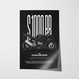 2015 S1000RR Motorcycle Poster