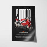 2015 S1000RR Motorcycle Poster