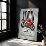 2015 S1000RR Motorcycle Poster