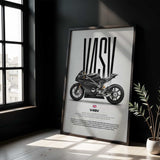 V4SV Motorcycle Poster