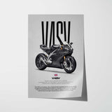 V4SV Motorcycle Poster