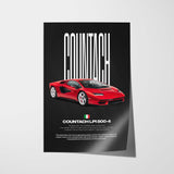 Countach LPI 800-4 Car Poster