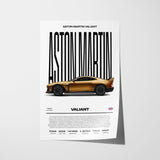 Aston Martin Valiant Poster