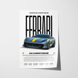 Ferrari 812 Competizione Poster