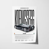 Koenigsegg CCXR Poster