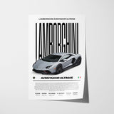 Lamborghini Aventador Ultimae Poster