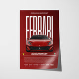 Ferrari 812 Superfast Poster