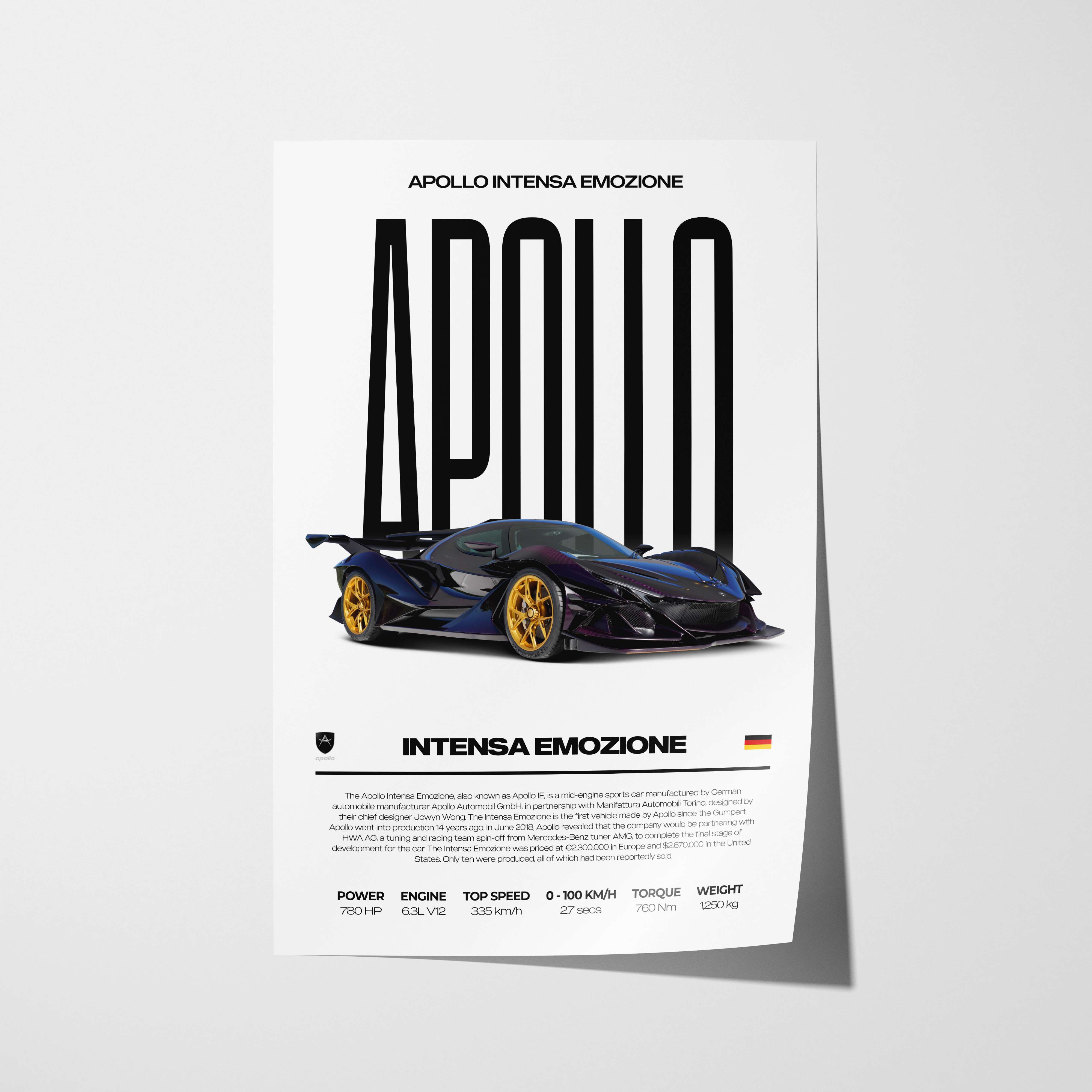 Apollo Intensa Emozione Poster