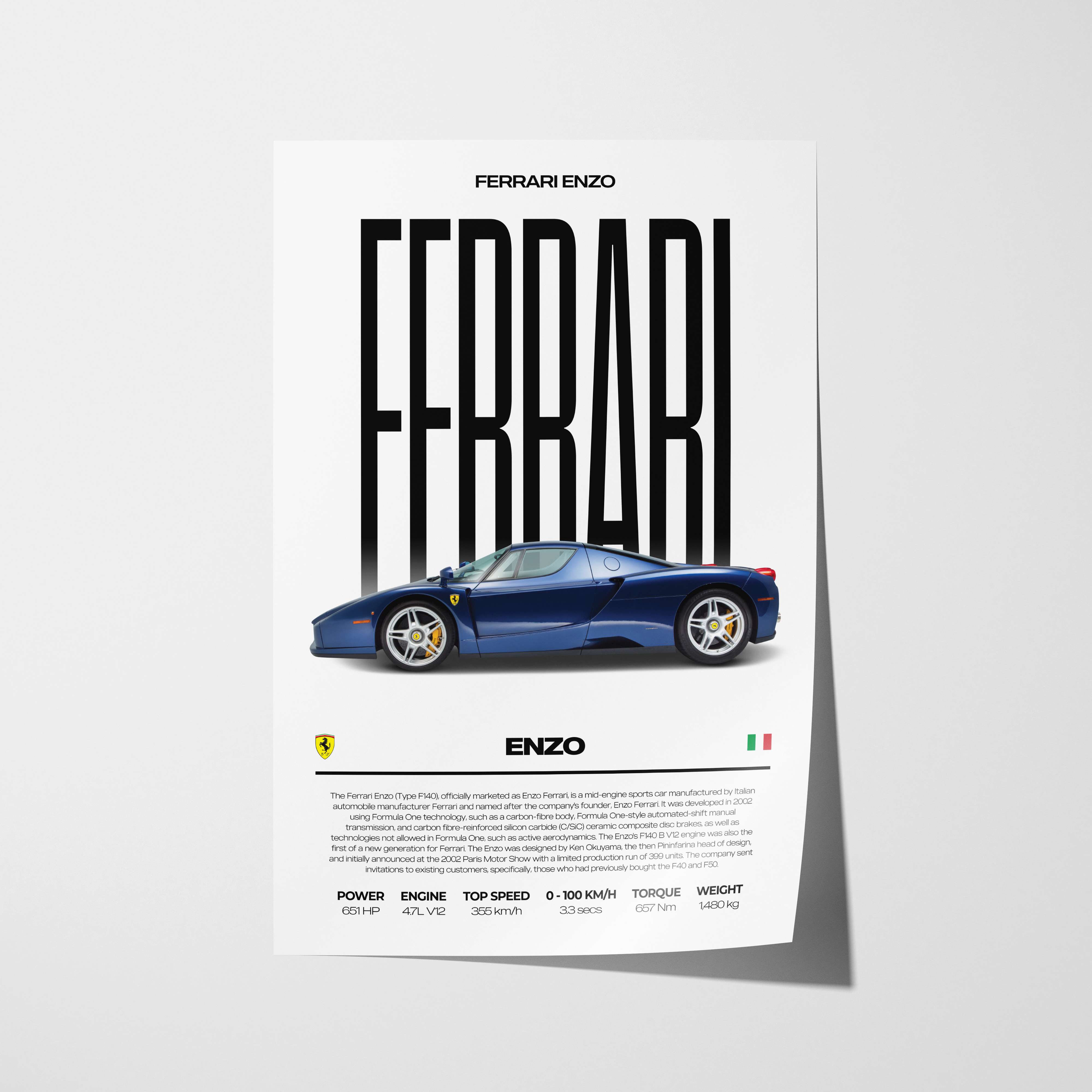 Ferrari Enzo Poster