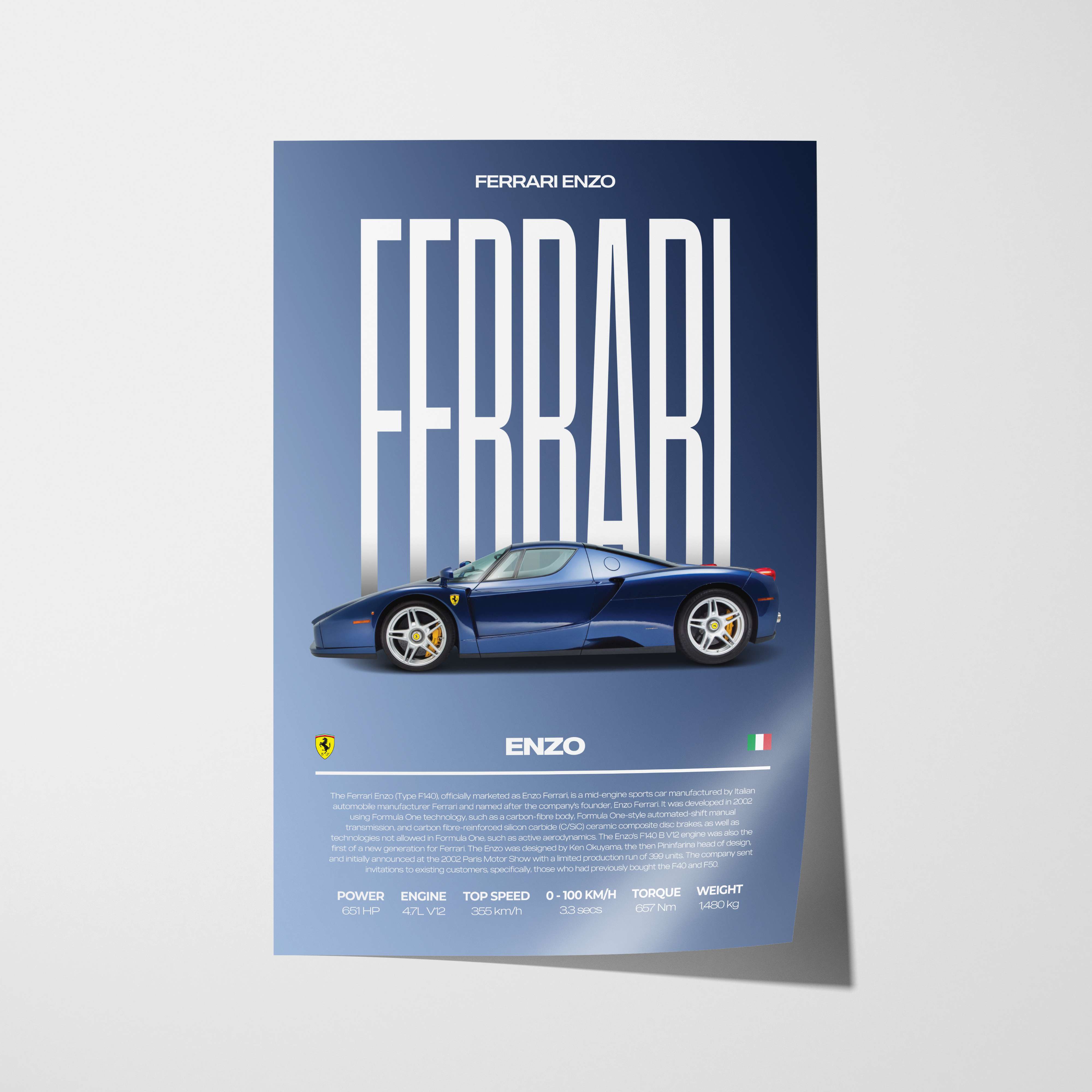 Ferrari Enzo Poster