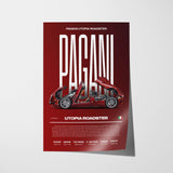 Pagani Utopia Roadster Poster