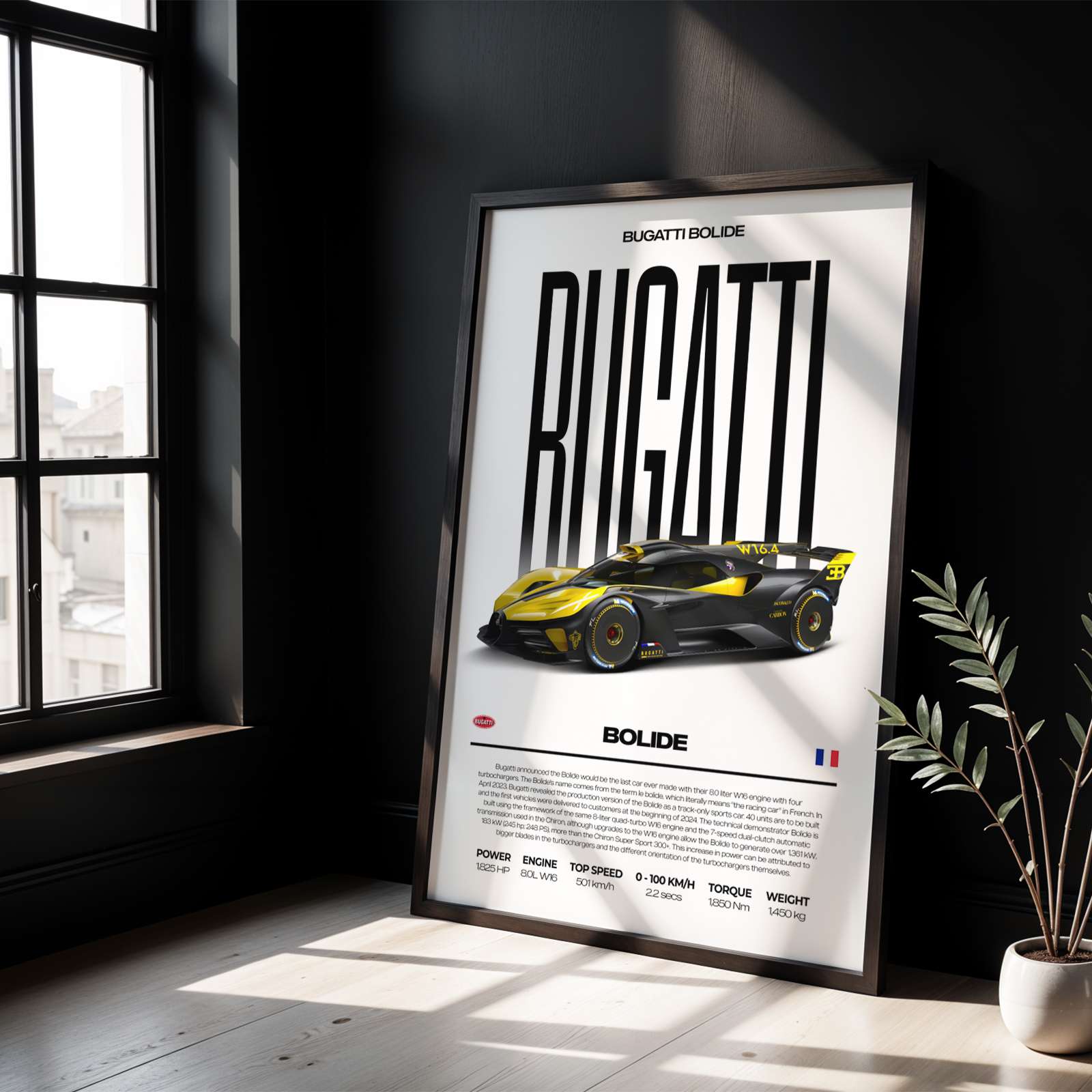 Bugatti Bolide Poster