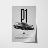P1 Car Poster