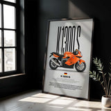 K1300S Motorcycle Poster