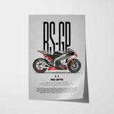 RS-GP15 Motorcycle Poster