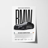 BMW M4 G82 Competition Poster