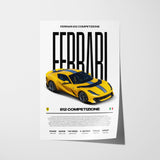 Ferrari 812 Competizione Poster