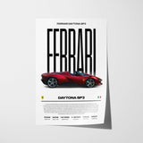 Ferrari Daytona SP3 Poster