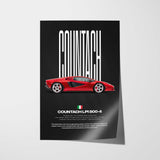 Countach LPI 800-4 Car Poster