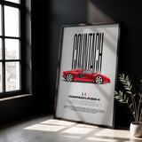 Countach LPI 800-4 Car Poster