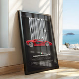 Countach LPI 800-4 Car Poster