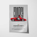 Countach LPI 800-4 Car Poster