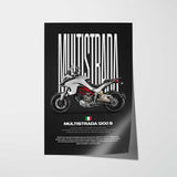 Multistrada 1200 S Motorcycle Poster