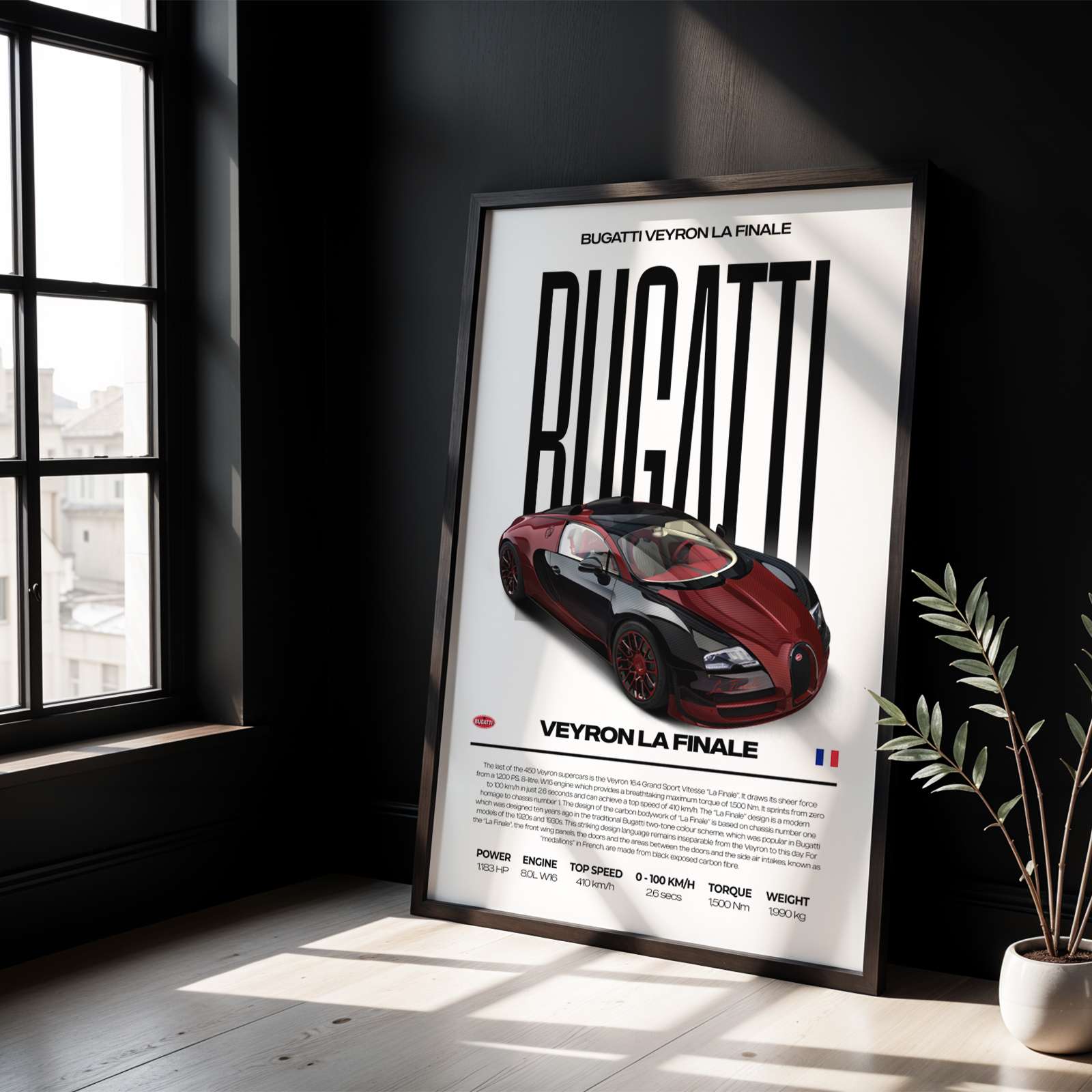 Bugatti Veyron La Finale Poster