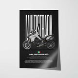 Multistrada 950 Motorcycle Poster