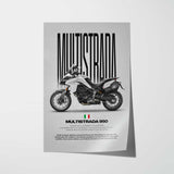 Multistrada 950 Motorcycle Poster