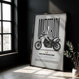Multistrada 950 Motorcycle Poster