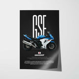 GSX650F Motorcycle Poster