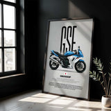 GSX650F Motorcycle Poster
