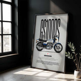 GS1000S Motorcycle Poster