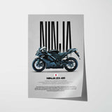 2008 Ninja ZX-6R Motorcycle Poster