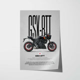 GSX-8TT Motorcycle Poster